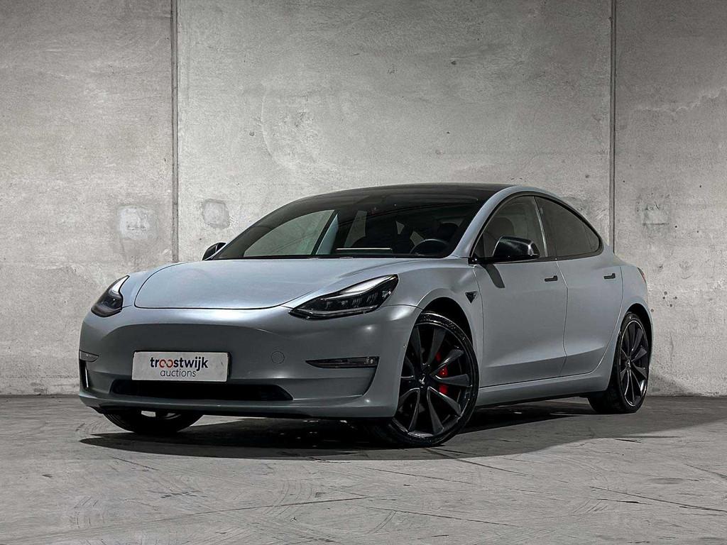 Tesla Model 3 Performance AWD 75 kWh 513pk 2019 (Origineel-N, Automaat, Wit, Origineel Nederlands, Vierwielaandrijving