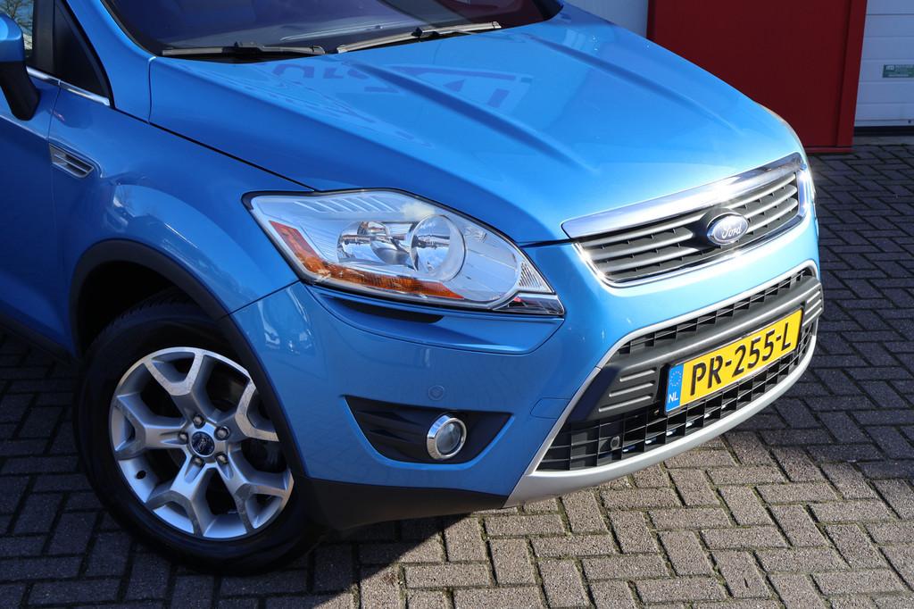 Ford Kuga 2.5 20V Titanium | 5-cilinder | Cruise Control | P, Stof, Gebruikt, Zwart, Blauw