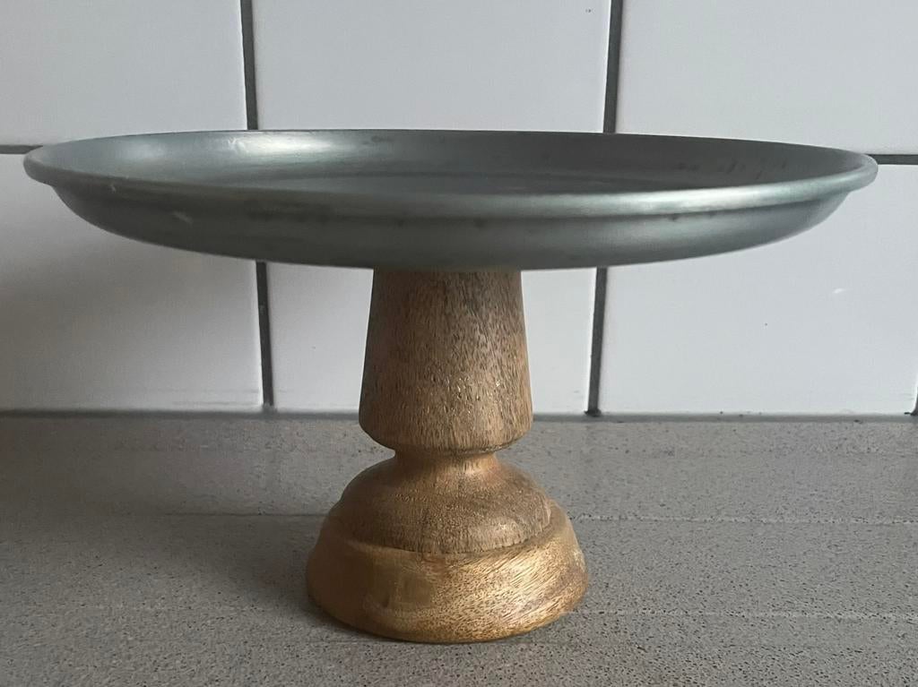 Prachtige etagère bonbonnière metaal hout, Ophalen of Verzenden, Zo goed als nieuw