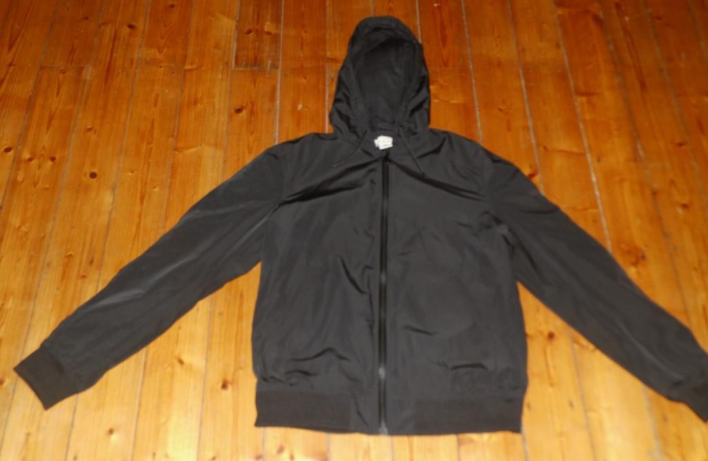 mooi LOGG H & M (regen) jack jas maat S, Zwart, Ophalen of Verzenden, Zo goed als nieuw, H&M