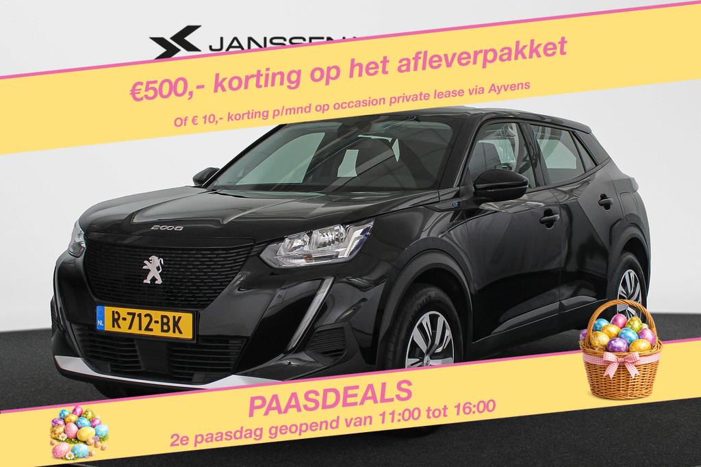 Peugeot e-2008 EV Active 50 kWh Apple Carplay Climate Contro, 330 km, Gebruikt, Zwart, Origineel Nederlands