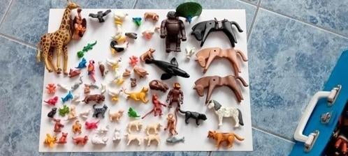 Playmobil speelgoed dieren en bewaardoos, Ophalen of Verzenden, Gebruikt, Los playmobil