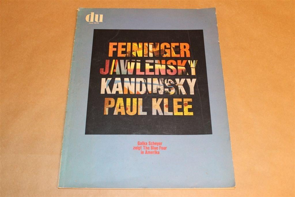 Feininger Kandinsky Jawlensky Klee — Kunstboek 1975, Boeken, Kunst en Cultuur | Beeldend, Gelezen, Ophalen of Verzenden