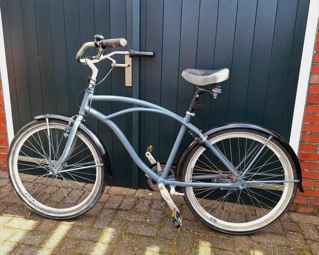 Herenfiets beachcruiser, Ophalen, Gebruikt, Staal, Cruiser