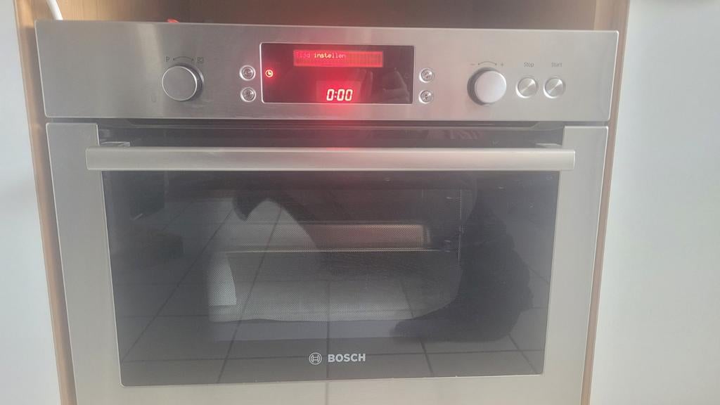 Stoomoven Bosch in heel goede conditie, Oven, Inbouw, 45 tot 60 cm, Ophalen