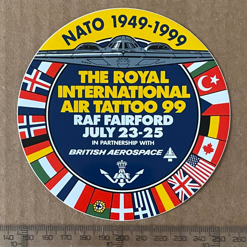 sticker nato 1949 - 1999, Verzenden, Zo goed als nieuw