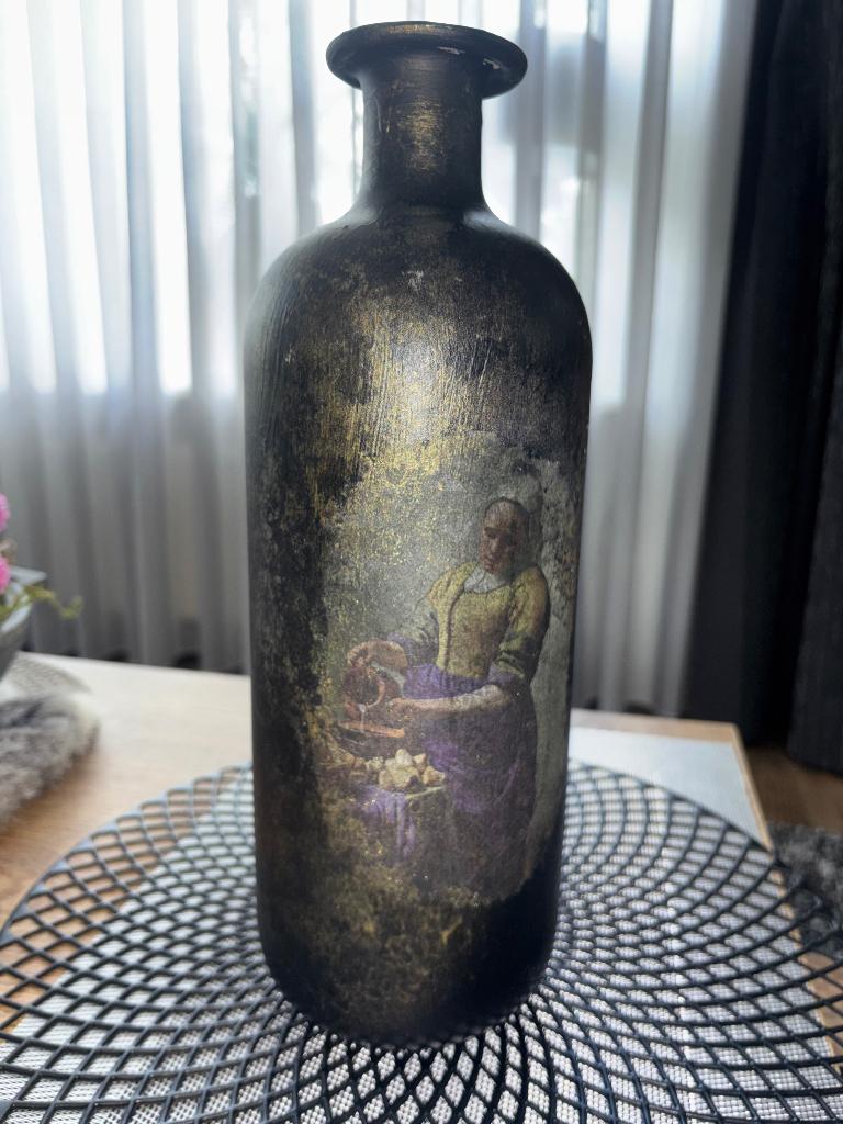 Vaas, Huis en Inrichting, Woonaccessoires | Vazen, Ophalen, Overige kleuren, Minder dan 50 cm, Glas