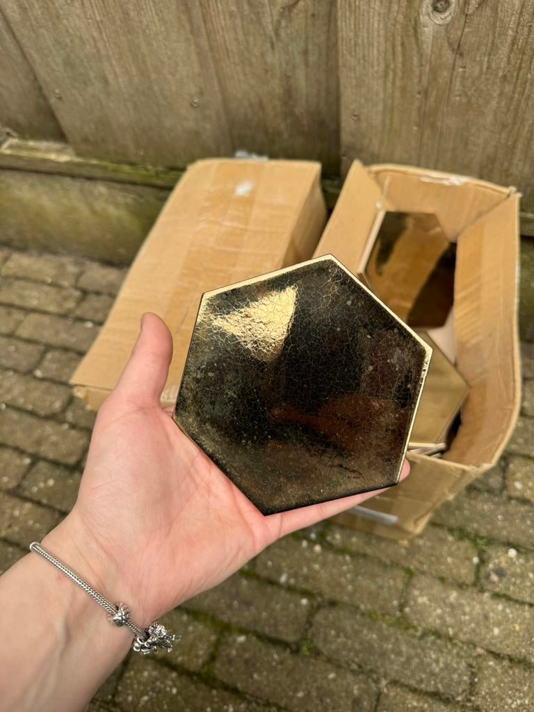 Hexagon tegeltjes, Ophalen, Nieuw, Minder dan 20 cm, Minder dan 5 m²