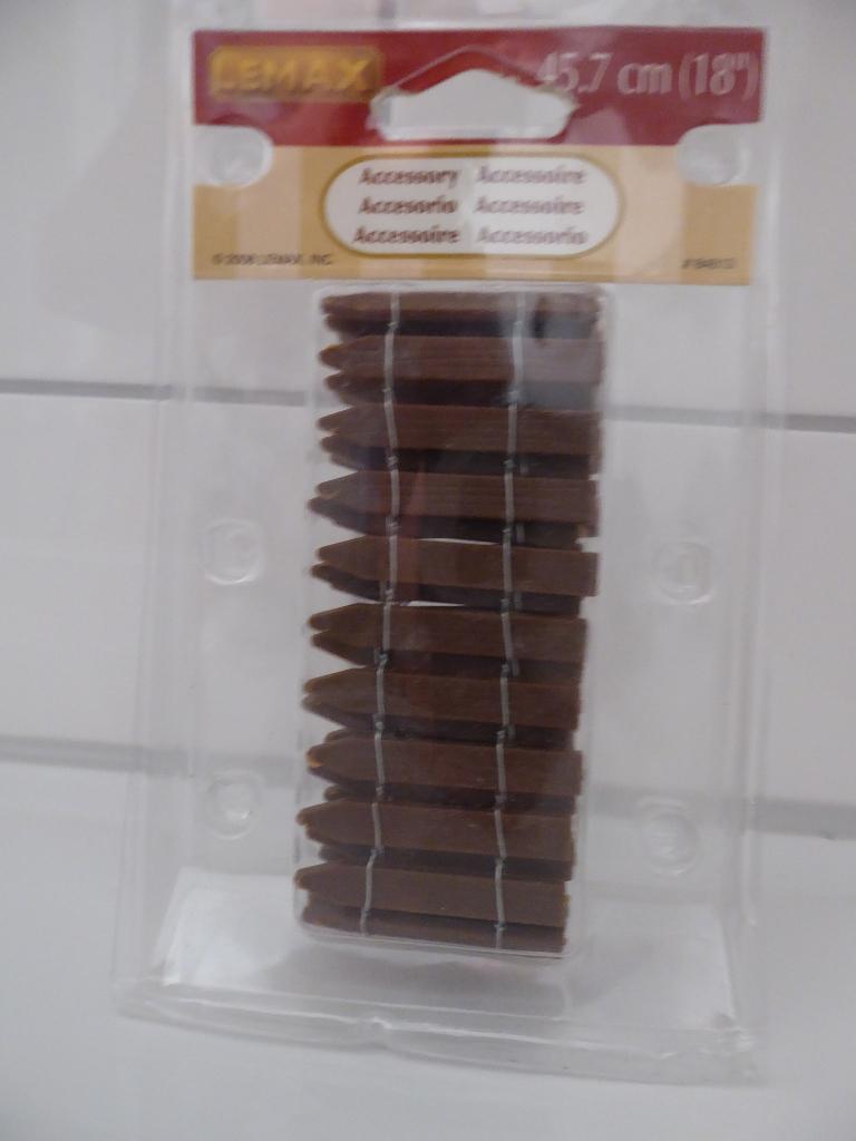 Lemax Item -  Wired wooden fence - ik ruim op, Diversen, Kerst, Ophalen of Verzenden, Nieuw