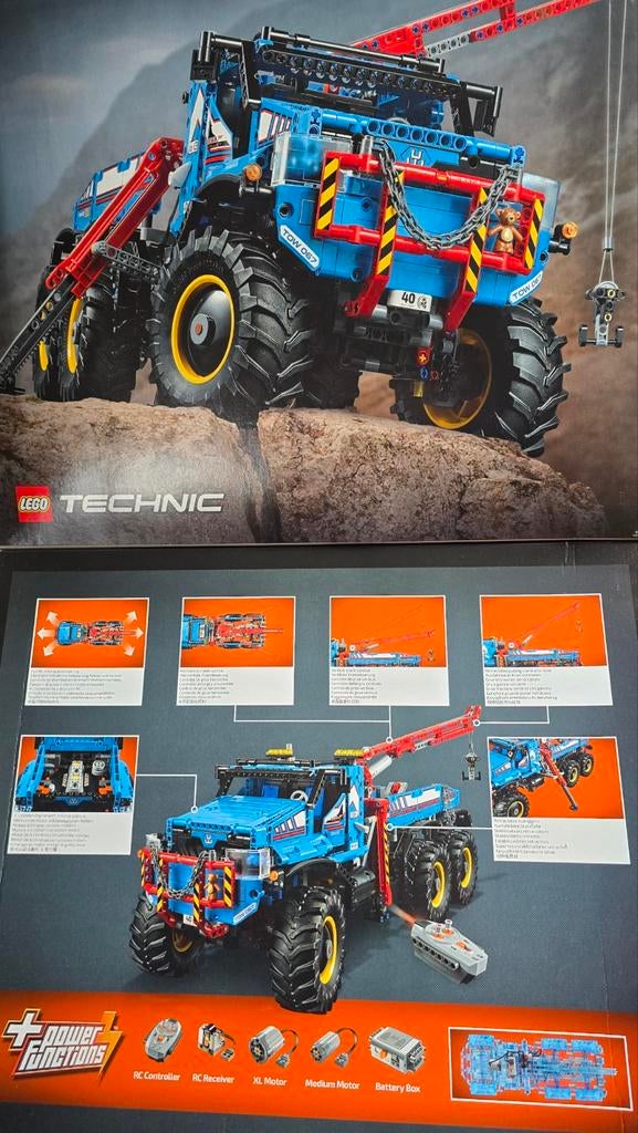 Lego technic kraanwagen 42070. 40 jaar jubileum editie., Kinderen en Baby's, Speelgoed | Duplo en Lego, Ophalen of Verzenden, Zo goed als nieuw