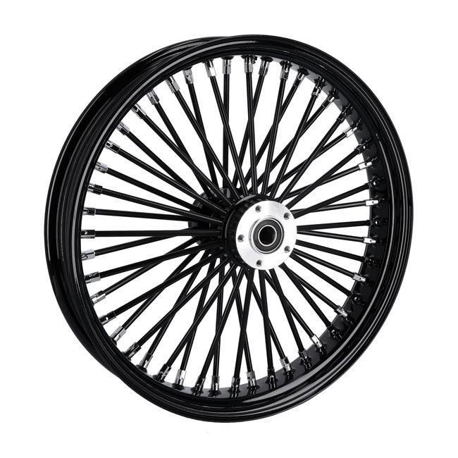 Fat spokes voorwiel zwart 3.50 x 21 dubbele remschijf, Motoren, Ophalen, Petroleumhavenweg 26, Info@taco-motos.com, Nieuw