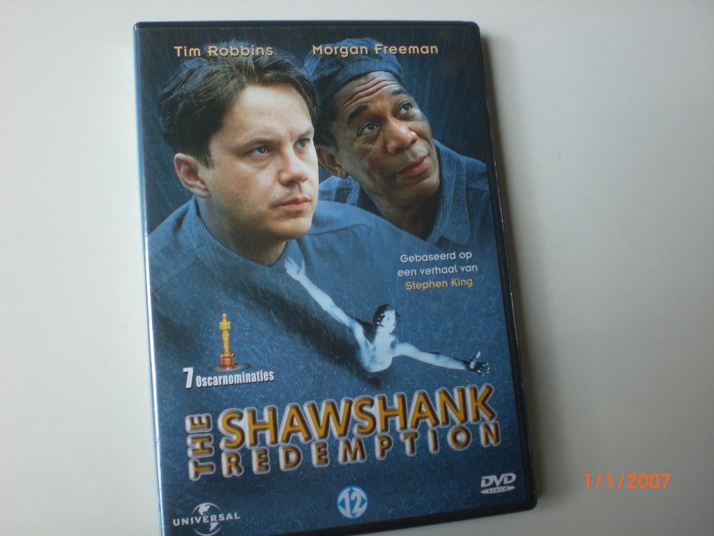 dvd The Shawshank Redemption Tim Robbins Morgan Freeman, Vanaf 12 jaar, Ophalen of Verzenden, Zo goed als nieuw, Actie