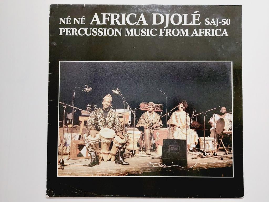 Né né Africa Djolé - percussion music from Africa (DL/1984), Ophalen of Verzenden, Zo goed als nieuw, 12 inch, Overige soorten