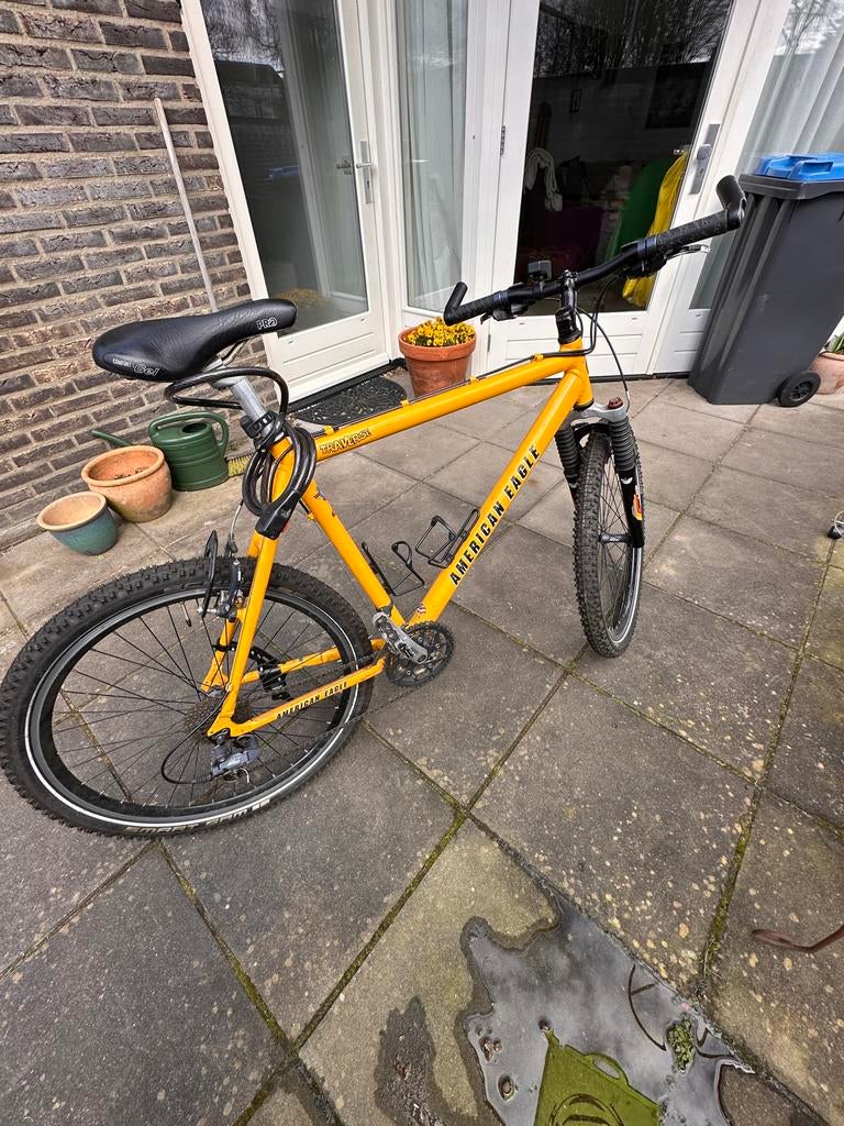 American Eagle Traverse ATB Mountainbike - Geel, Fietsen en Brommers, Gebruikt, Hardtail, Heren, 53 tot 57 cm