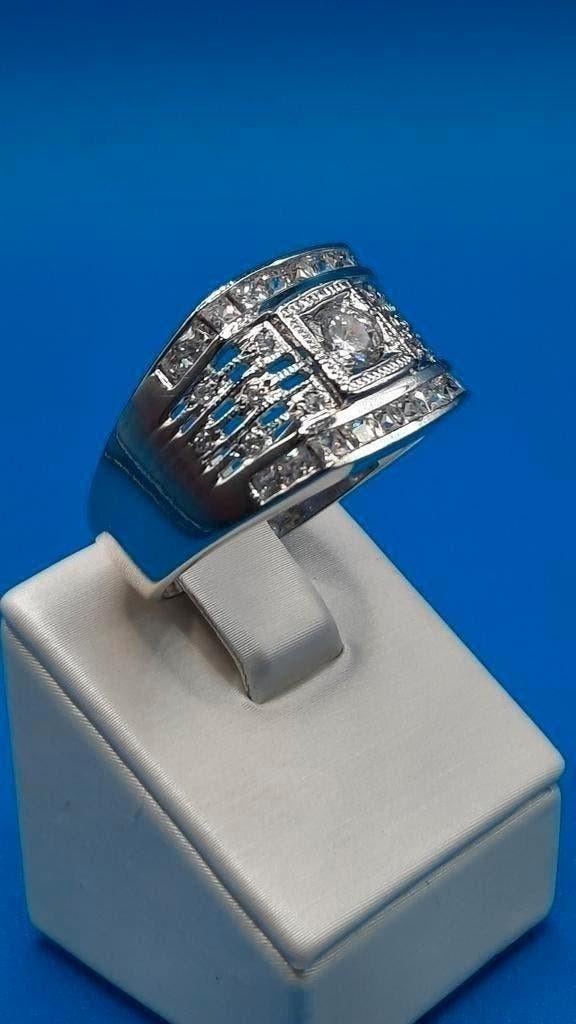 gouden heren ring 18kt, 20 of groter, Heer, Www.bredajuwelier.nl, Nieuw