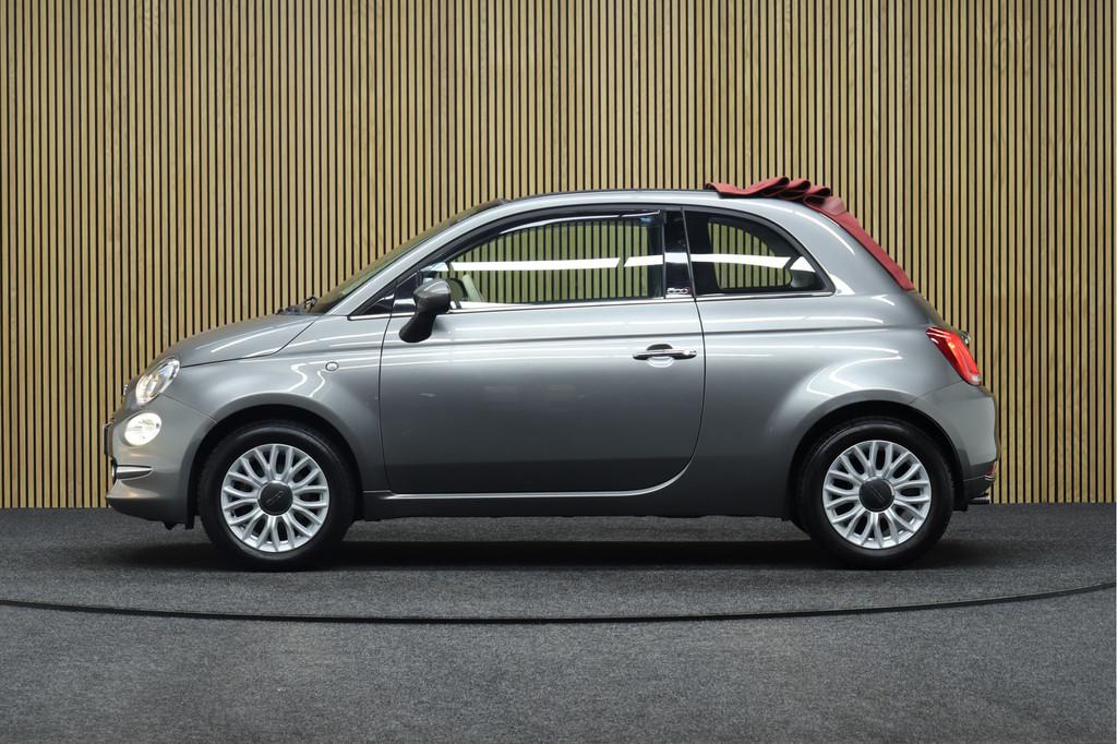 Fiat 500C 1.2 Automaat Lounge Cabrio Automaat | Elek Bedienb, Auto's, Stof, Gebruikt, 4 cilinders, Lichtsensor