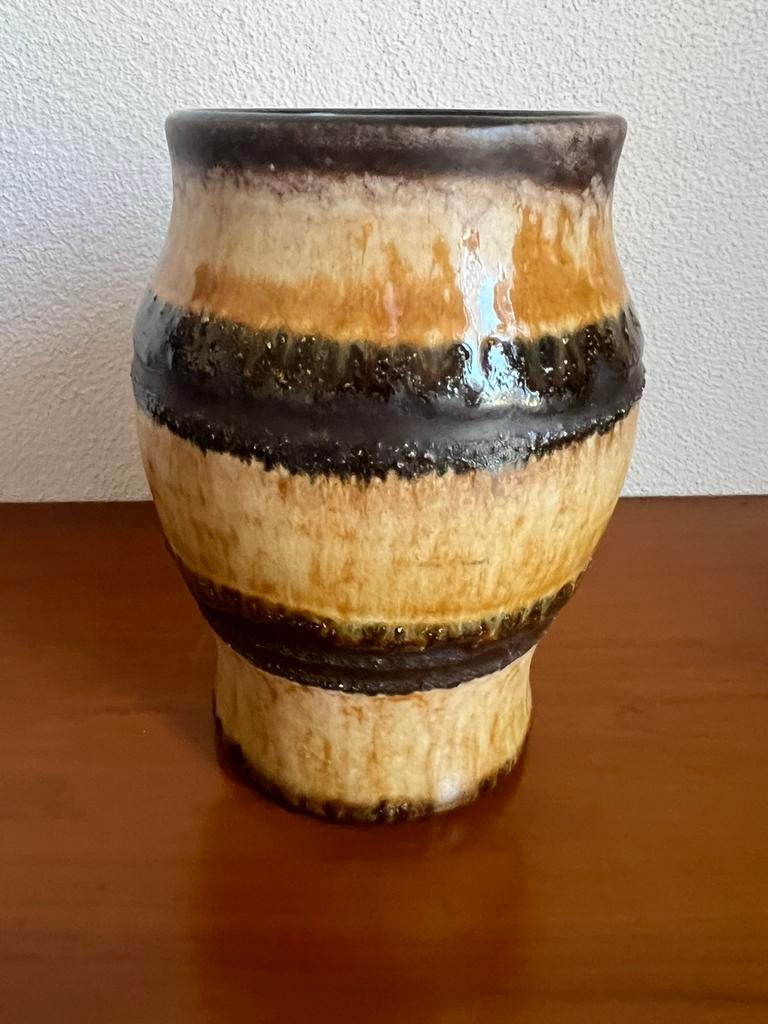 Vintage west germany VEB Handelsleben vaas, Ophalen of Verzenden