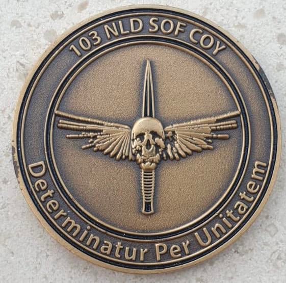 Gezocht coin KCT nr 95 uit overzicht coins KCT, Verzamelen, Militaria | Algemeen, Landmacht, Embleem of Badge, Nederland, Verzenden