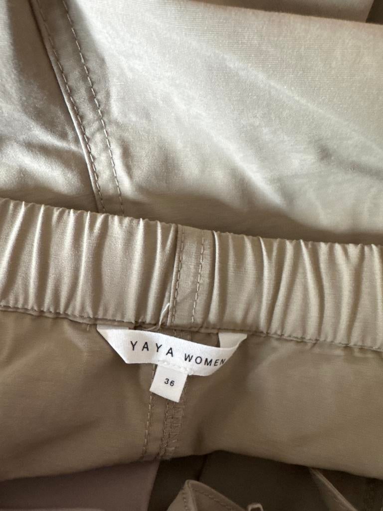 Yaya lange kaki groene rok, Ophalen of Verzenden, Maat 36 (S), Gedragen, Onder de knie