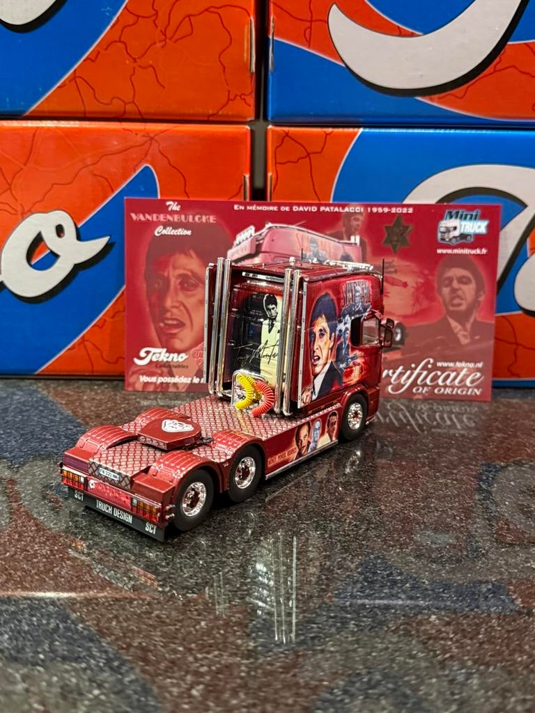 Tekno - Scania Longline van den Bulcke, Verzenden, Zo goed als nieuw, Bus of Vrachtwagen, Tekno