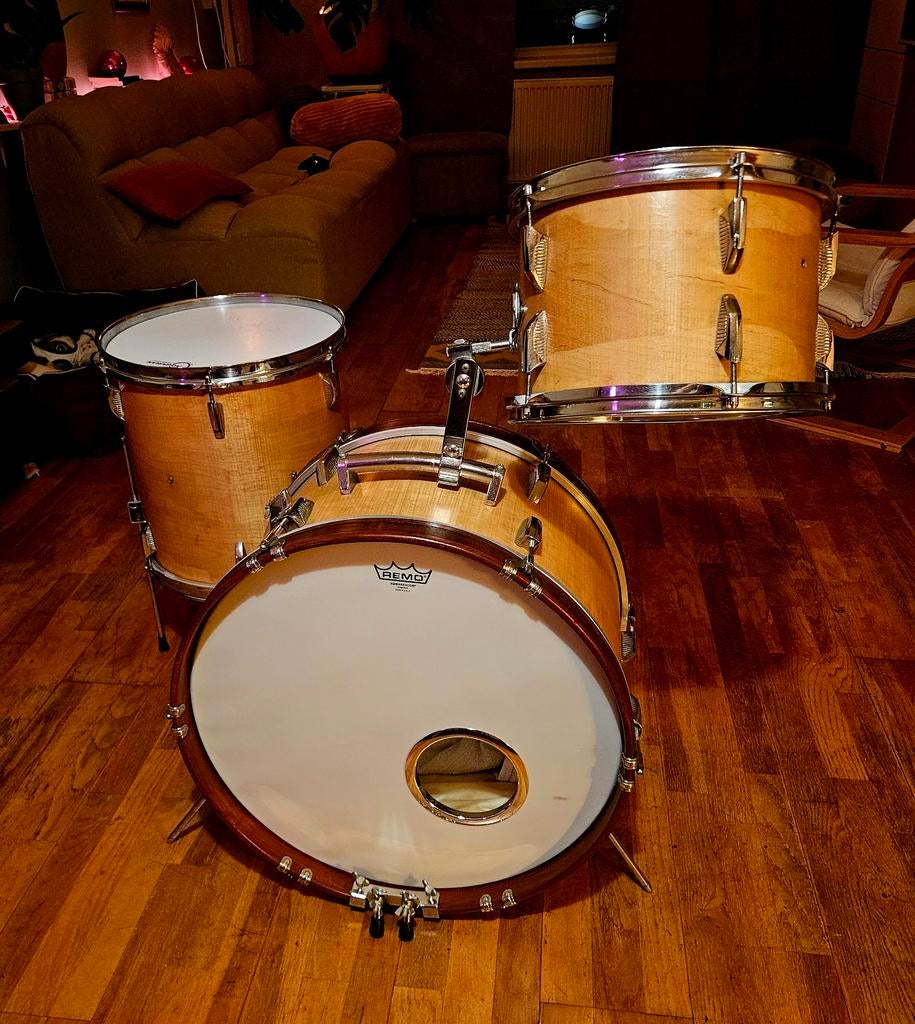 Vintage Beverley drumstel, jaren '60, Ophalen, Gebruikt, Overige merken