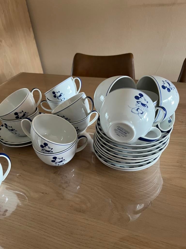 Guy Degrenne Mickey servies porselein, Ophalen, Mickey Mouse, Nieuw, Servies