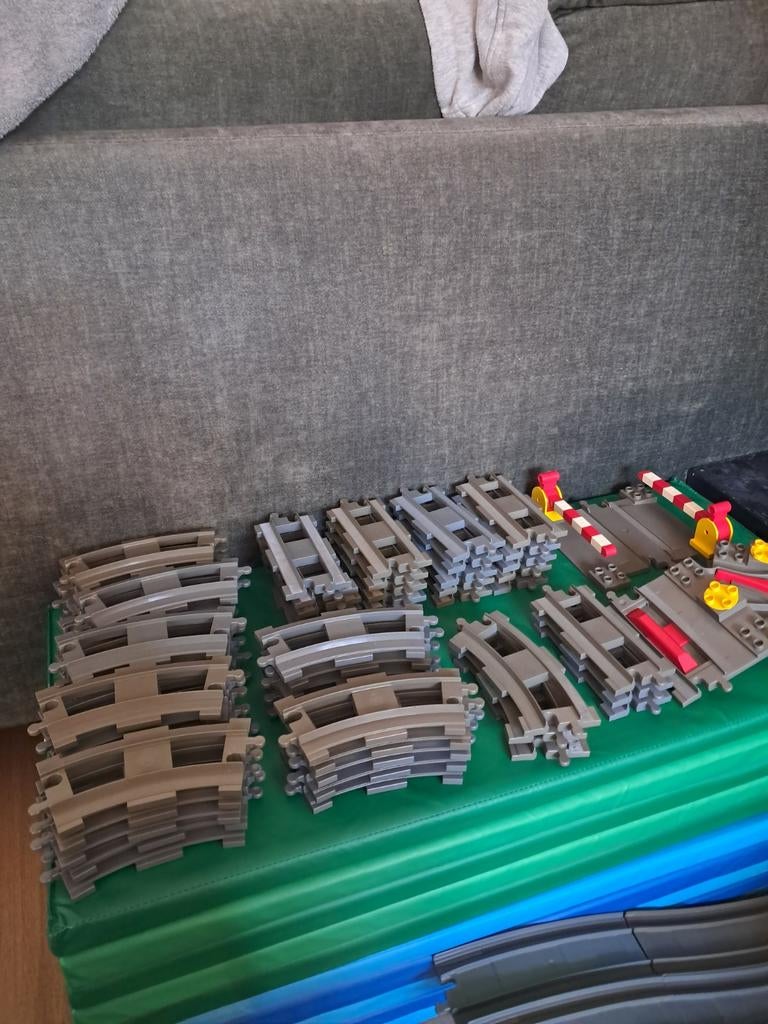 Duplo treinbaan met brug en overweg, Ophalen, Gebruikt, Duplo