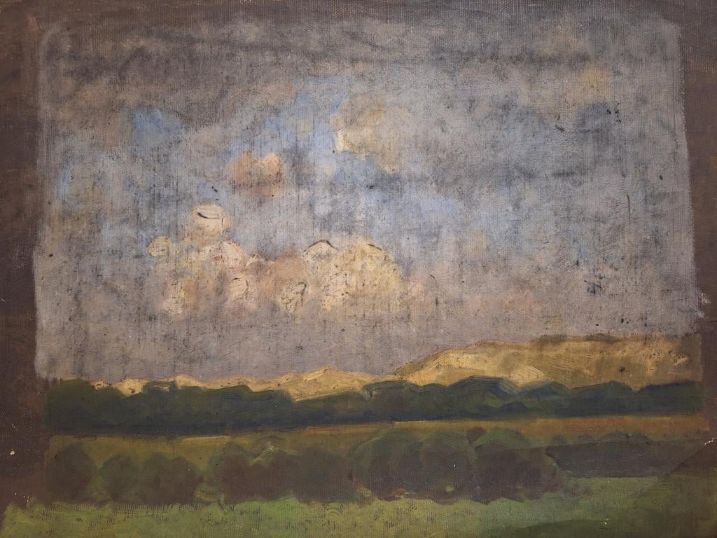 Olieverfschilderij Duinlandschap, Antiek en Kunst, Kunst | Schilderijen | Klassiek, Ophalen of Verzenden