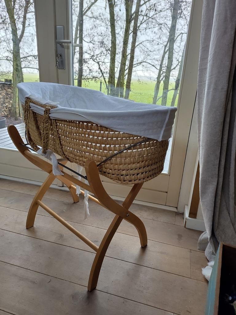 Mozes mand met onderstel, Ophalen, Gebruikt, Wieg