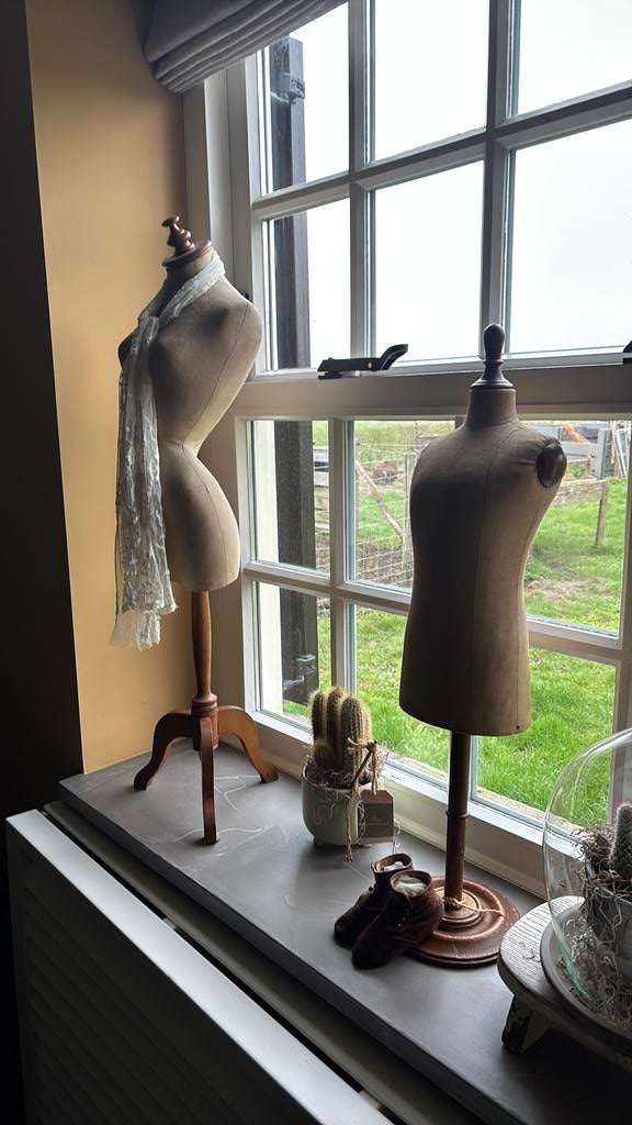 Antieke lingerie paspopjes., Antiek en Kunst, Curiosa en Brocante, Ophalen of Verzenden