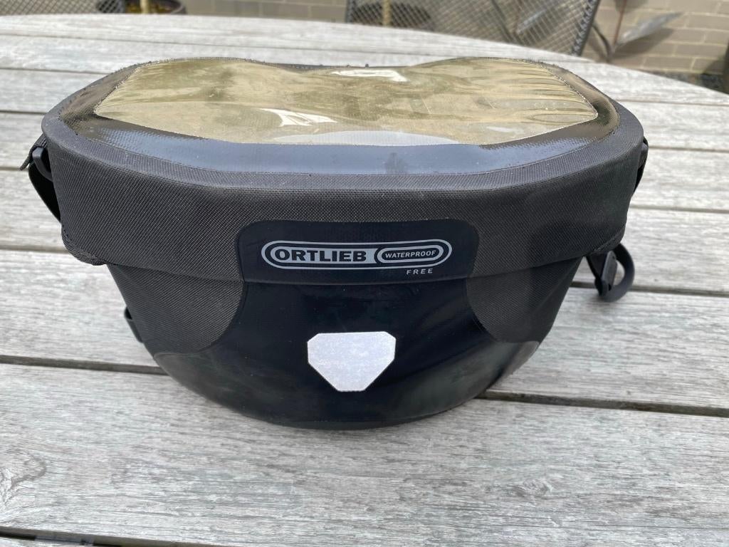 Ortlieb stuurtas zwart, Fietsen en Brommers, Fietsaccessoires | Fietstassen, Ophalen, Gebruikt, Ortlieb Free