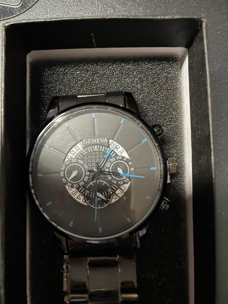 Heren horloges, Sieraden, Tassen en Uiterlijk, Horloges | Heren, Ophalen, Zo goed als nieuw, Staal, Overige merken