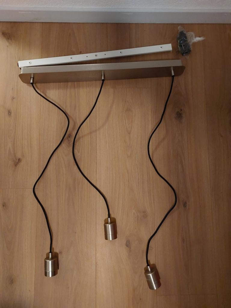 Hanglamp skaftet ikea, Huis en Inrichting, Lampen | Hanglampen, Zo goed als nieuw, 75 cm of meer, Metaal, Ophalen