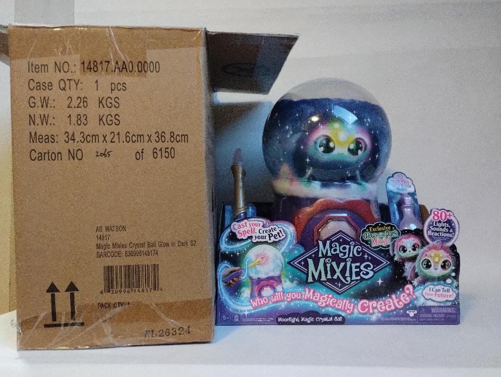 Magic mixies Crystal ball -  Glow in the Dark Exclusive, Kinderen en Baby's, Speelgoed | Knuffels en Pluche, Ophalen, Nieuw, Overige typen