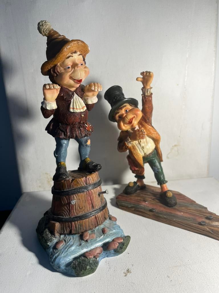 2 x beeldjes uit de Laaf-collectie van de Efteling, Verzamelen, Efteling, Ophalen of Verzenden, Zo goed als nieuw, Beeldje of Poppetje