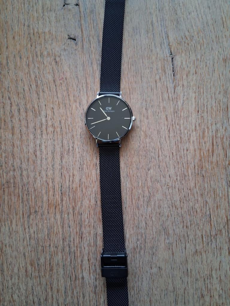 Horloge Daniel Wellington heren horloge, Ophalen, Zo goed als nieuw, Leer, Overige merken