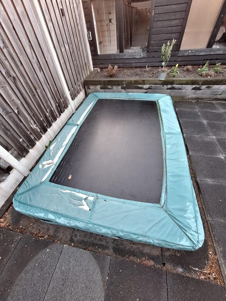 GRATIS! Trampoline Salta 214x305, Ophalen, Gebruikt