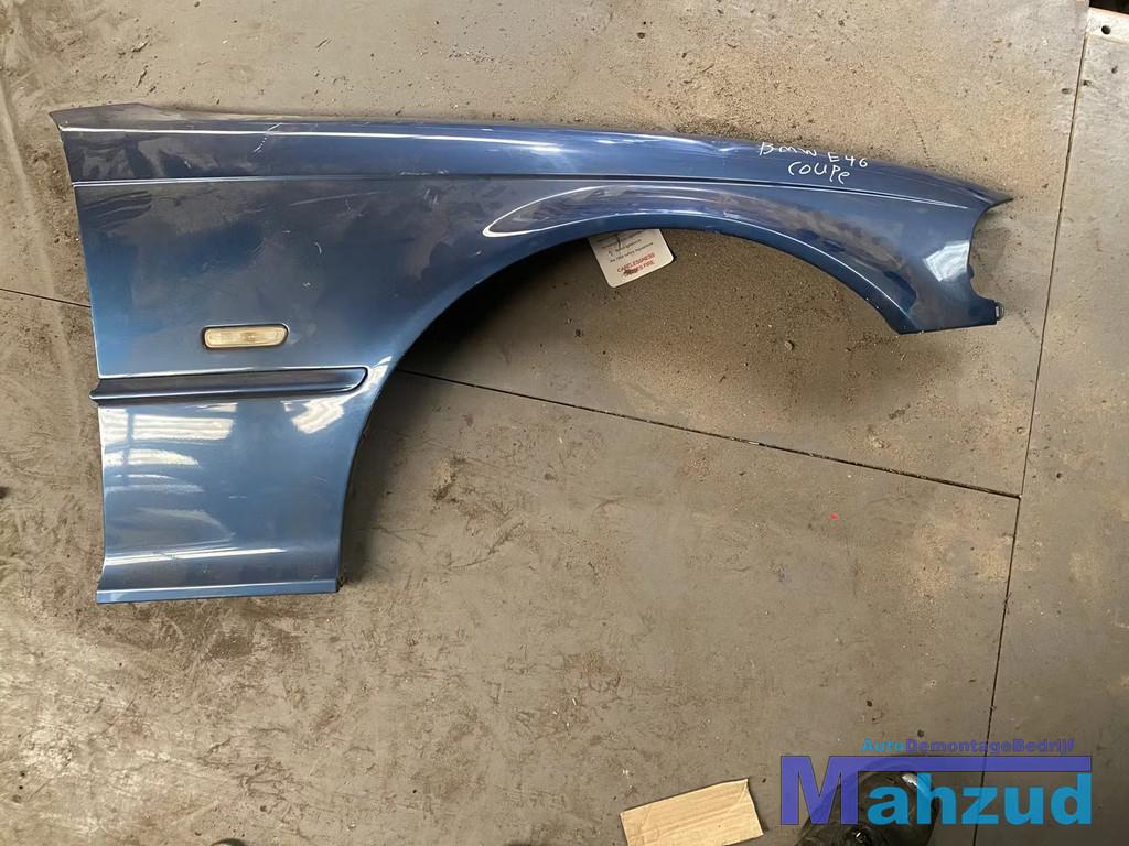 BMW 3 SERIE E46 Blauw rechts voorscherm, Auto-onderdelen, Carrosserie en Plaatwerk, Petuelring 130
80788  Munich, DE, Gebruikt