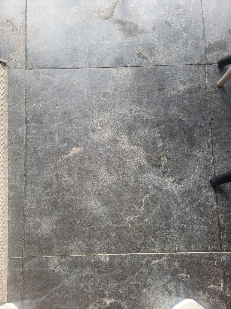 Chinese hardsteen terrastegels 60x60, Ophalen, Gebruikt, Natuursteen, Terrastegels