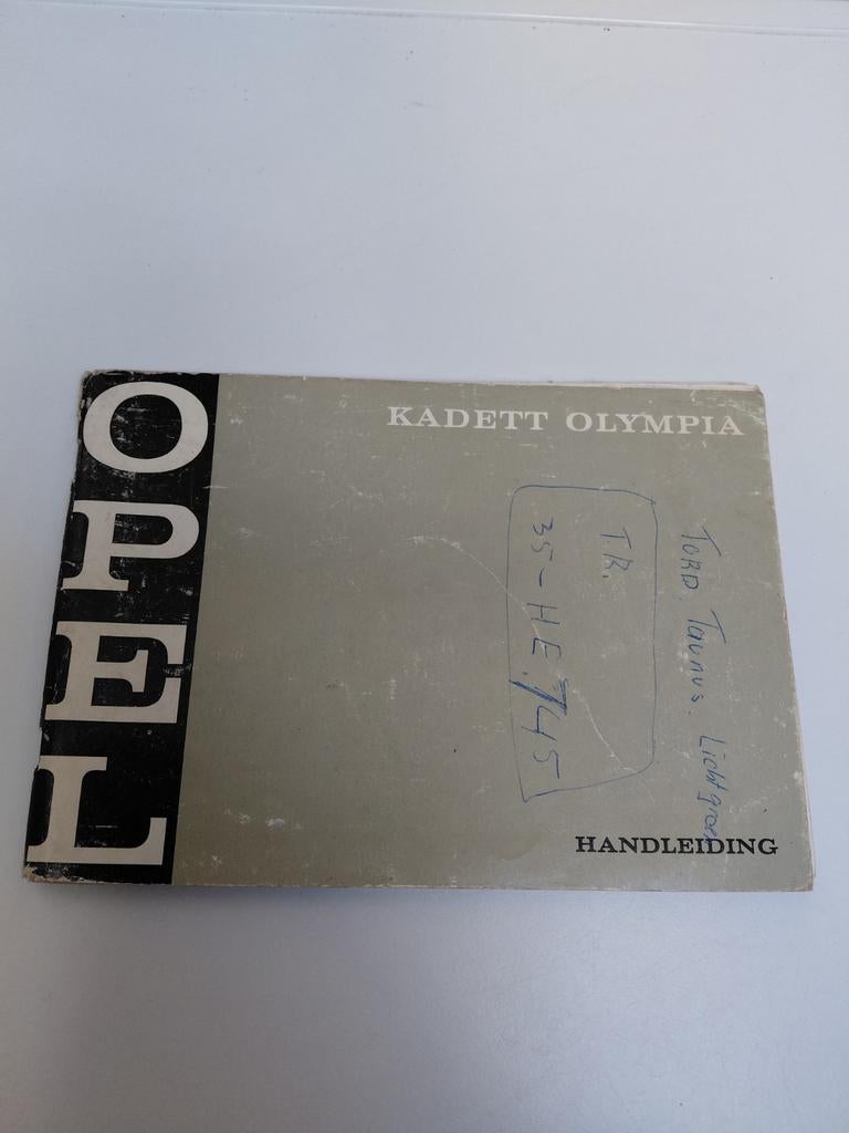 Opel OLYMPIA handleiding 90 bladzijde, Ophalen of Verzenden, Zo goed als nieuw, Techniek