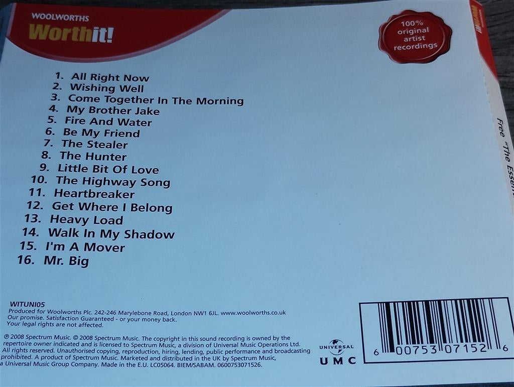 Free ‎- The Essential Collection, Ophalen of Verzenden, Zo goed als nieuw, Poprock