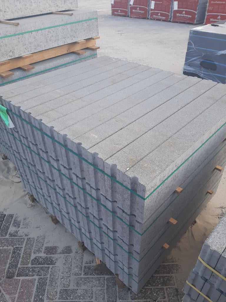 Opsluitband grijs 10x20x100 cm, Tuin en Terras, Tegels en Klinkers, Nieuw, Overige typen, Beton, 10 m² of meer, Ophalen
