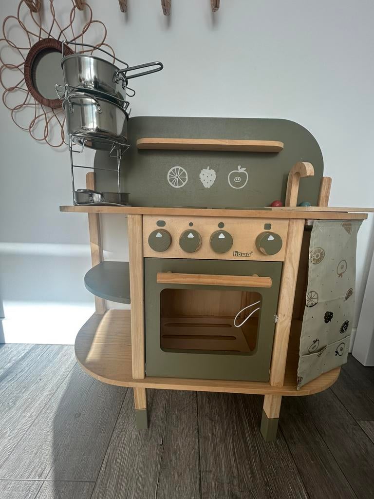 Mooi speelkeukentje HOWA, Ophalen of Verzenden, Gebruikt, Hout, Speelkeuken