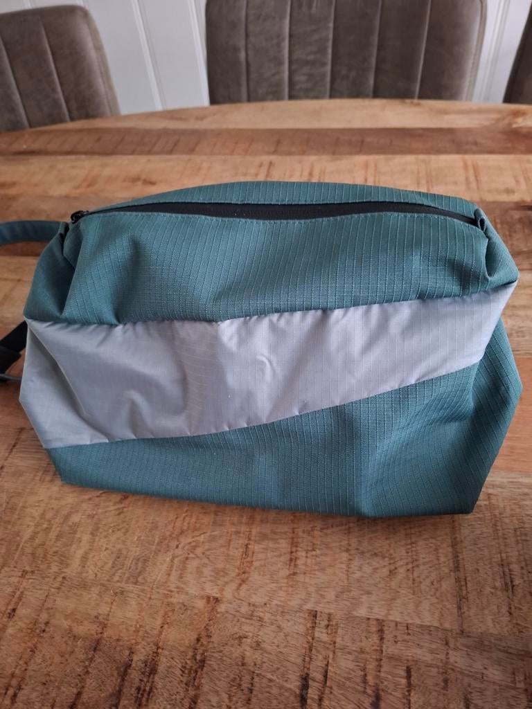 Susan bijl tas, Ophalen of Verzenden, Gebruikt, Groen, Schoudertasje