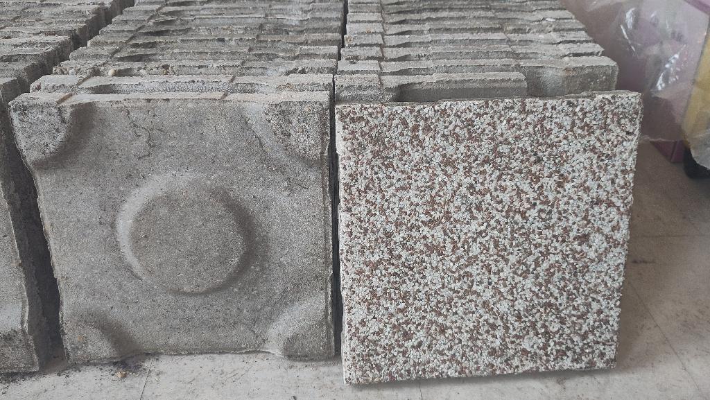 grind draintegels voor dak(terras) of tuin, Ophalen, Gebruikt, Beton, Terrastegels