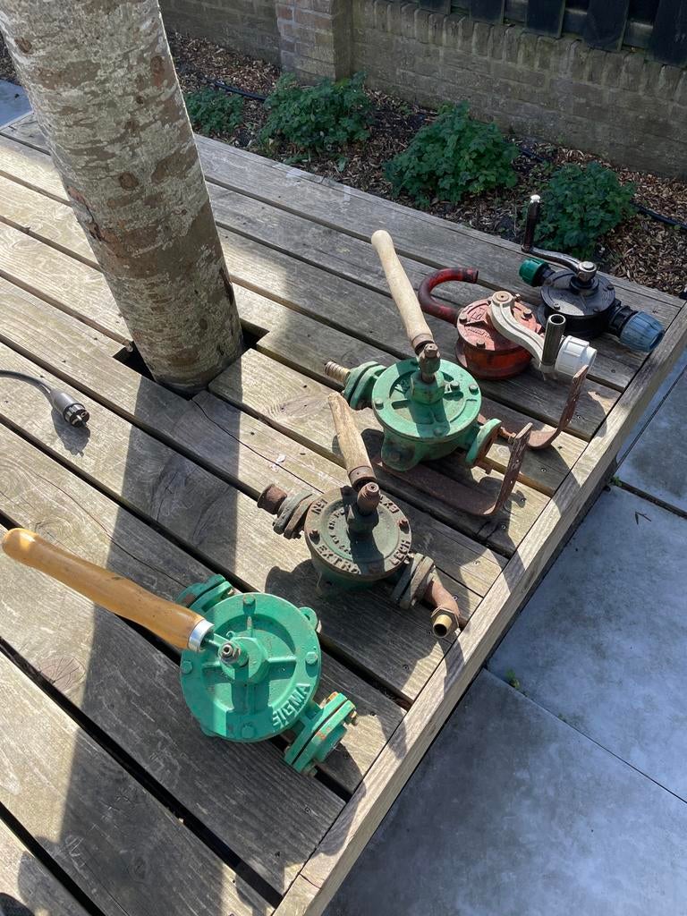 Vleugelpompen handpompen, Ophalen, Gebruikt, Handmatig, Overige typen