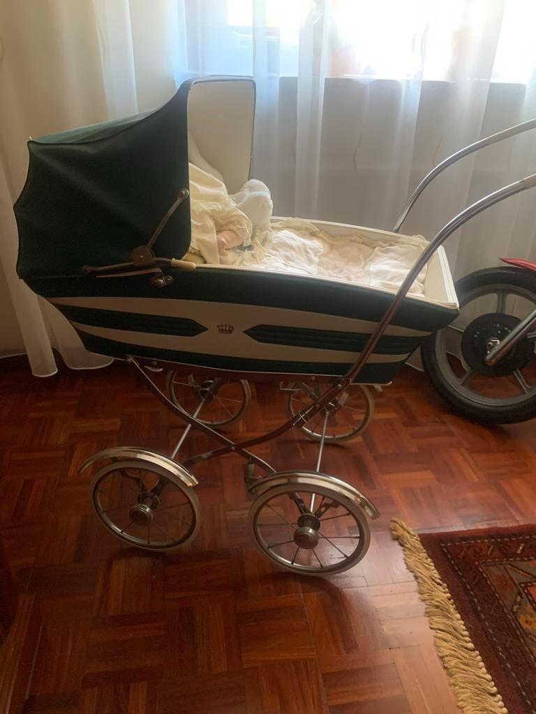 Antieke poppenwagen, Kinderen en Baby's, Speelgoed | Overig, Ophalen, Gebruikt, Jongen of Meisje