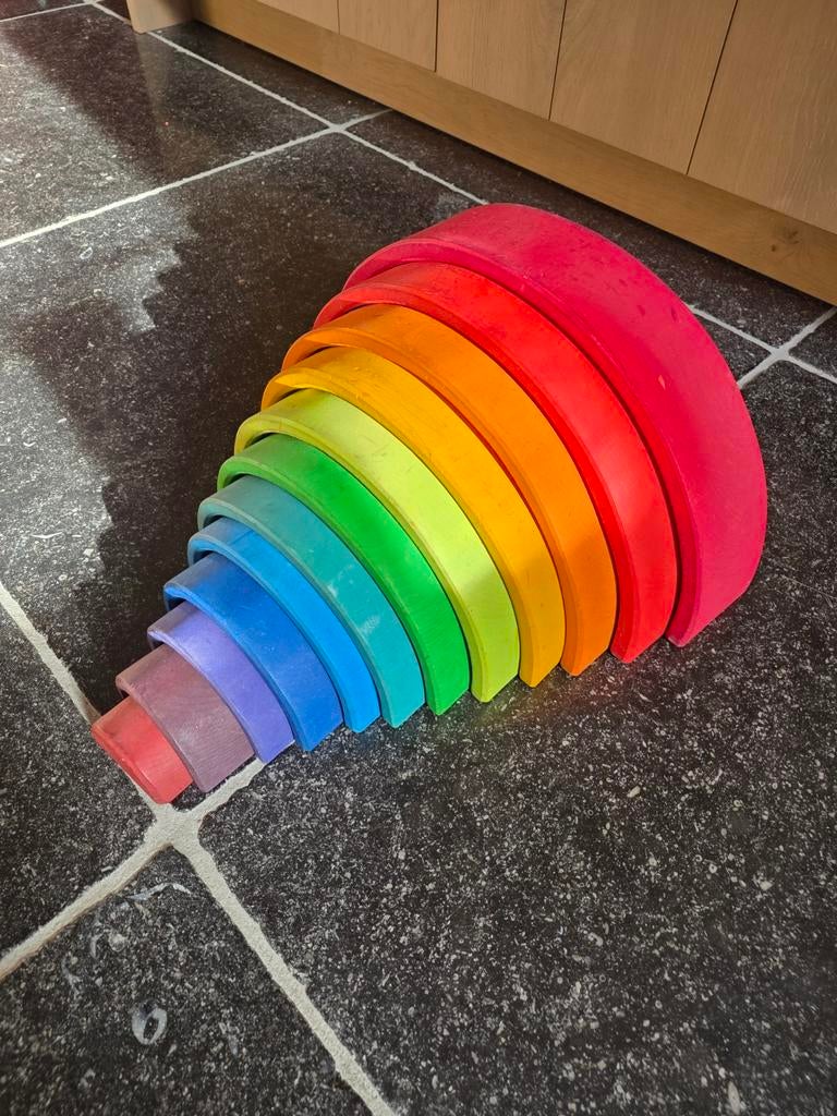 Grimm's regenboog groot, Ophalen