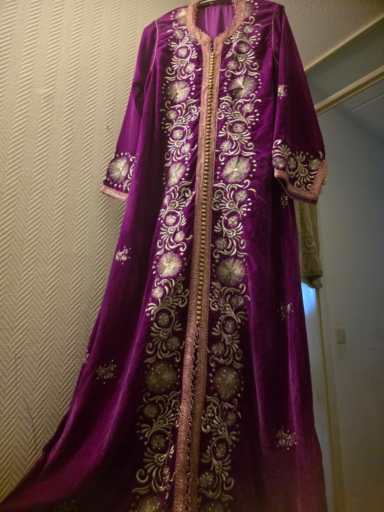 Caftan marokkaanse, Kleding | Dames, Gelegenheidskleding, Ophalen of Verzenden, Zo goed als nieuw, Maat 38/40 (M), Overige typen
