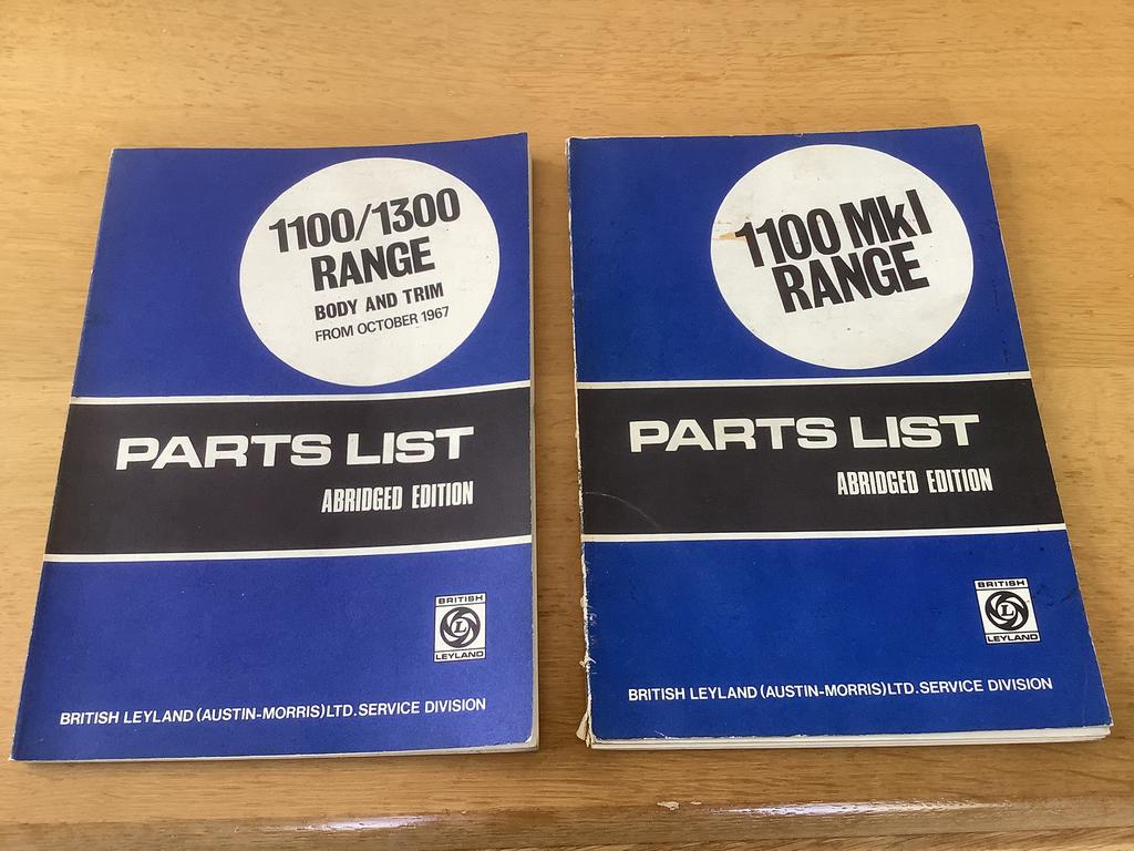 Onderdelen lijsten Austin  Morris etc, Ophalen of Verzenden